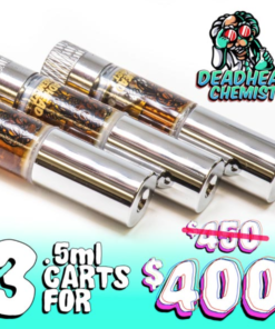 Buy Deadhead Chemist DMT 3 Cartridges Deal .5mL Online