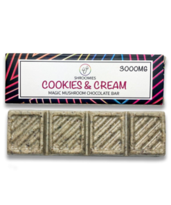 Buy Shroomies Cookies and Cream Chocolate Bar 3000MG Online